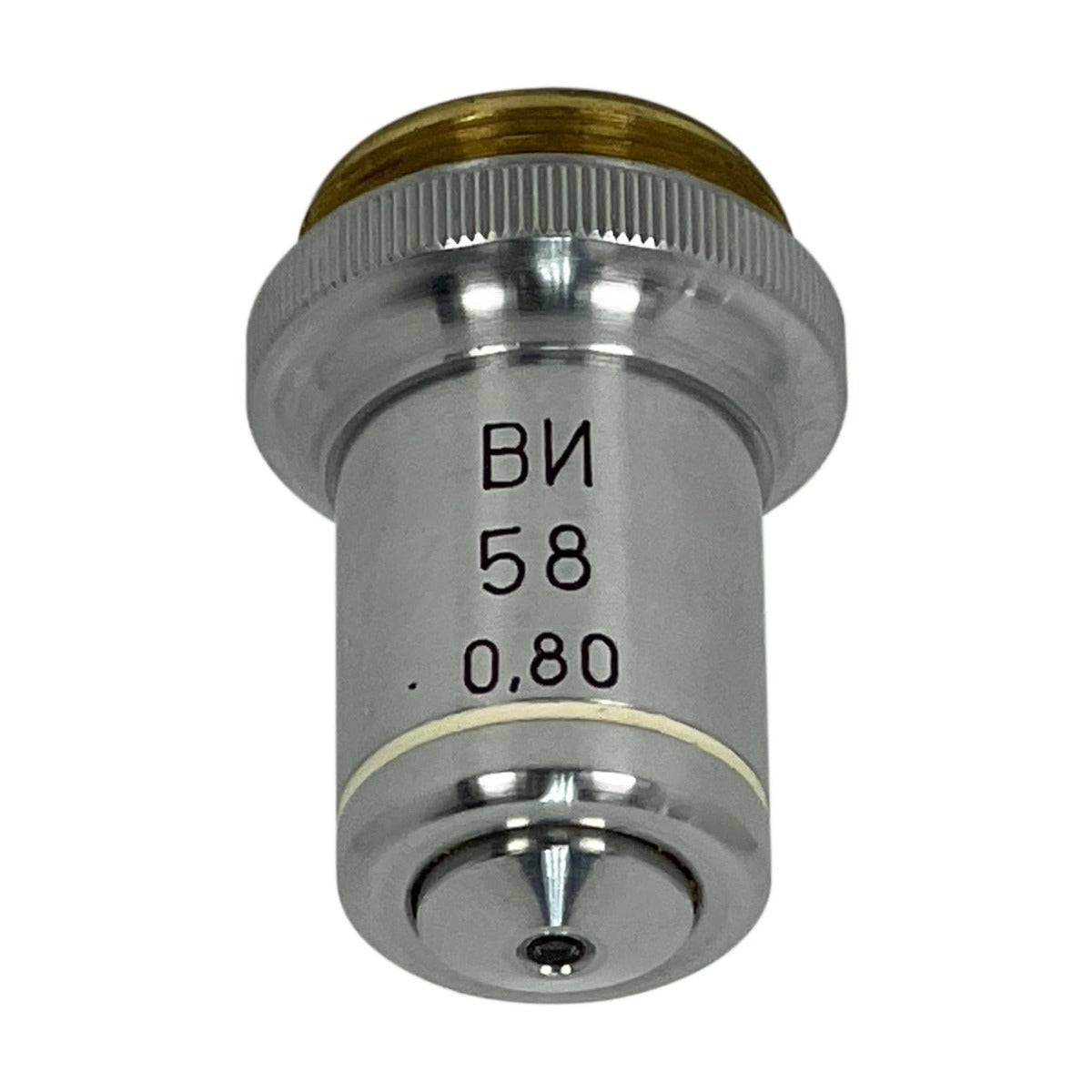 LOMO Microscope Objective - 58x0.80, WI, Ultraviolet