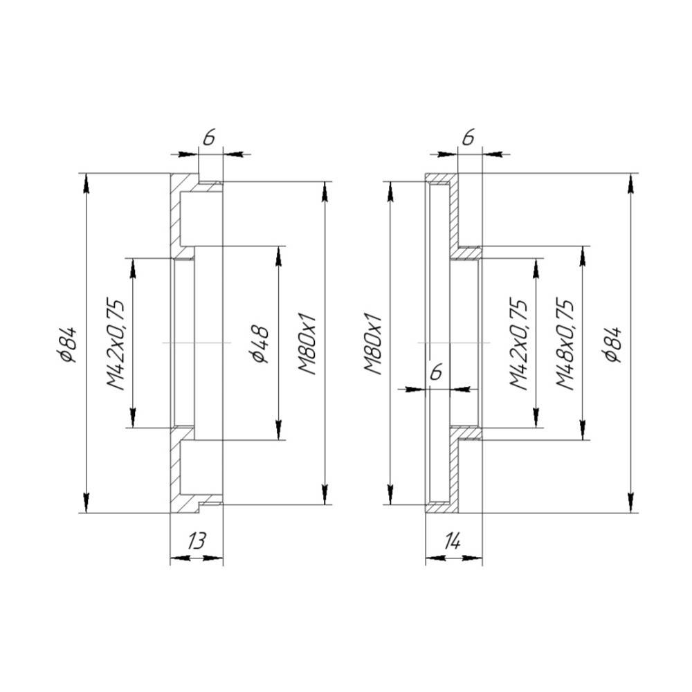 Adapting kit for LUNT LS50C (compact)