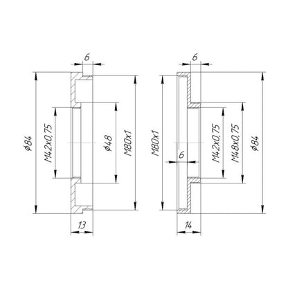 Adapting kit for LUNT LS50C (compact)