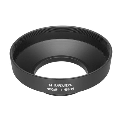 M100x1 female to M65x1 male thread adapter