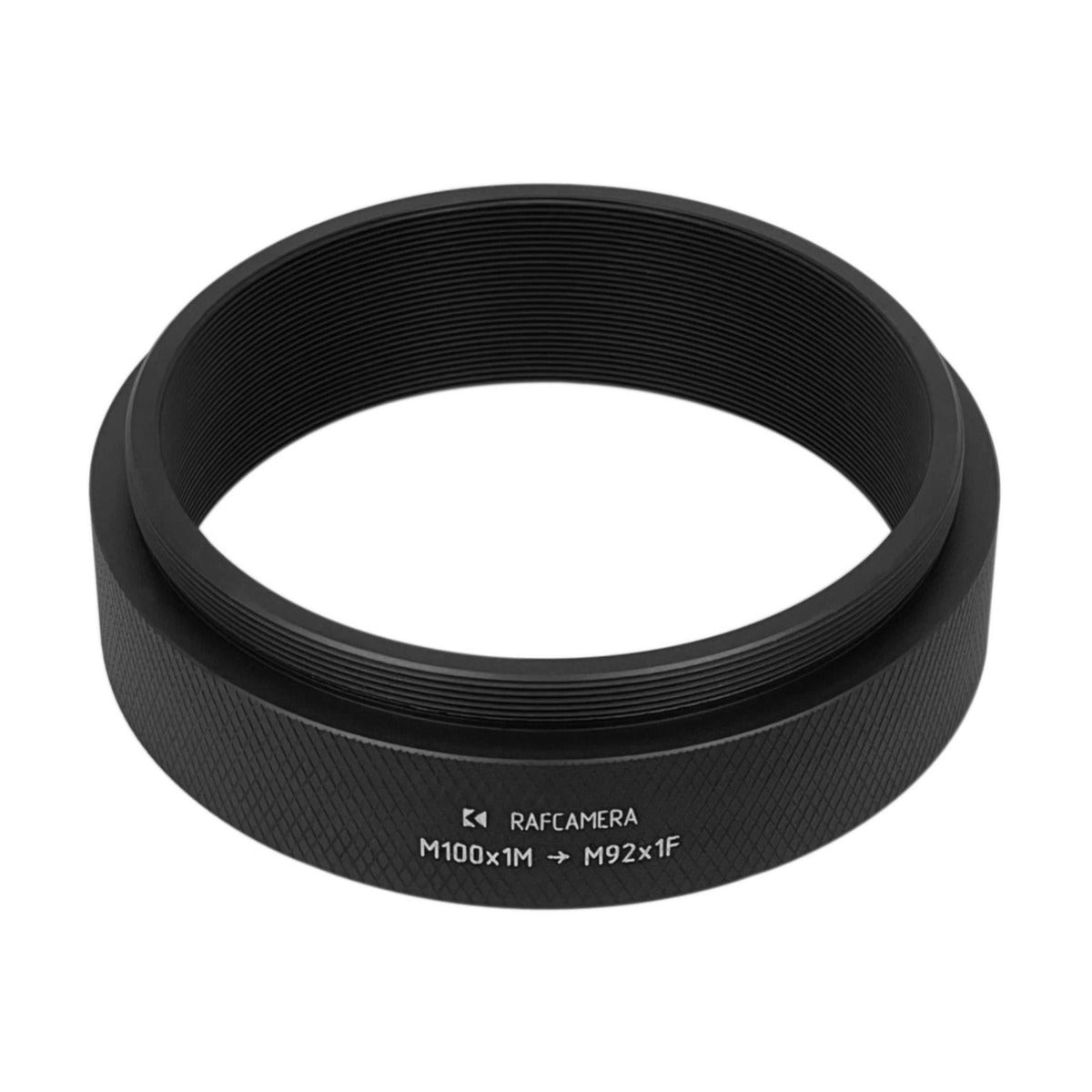 M100x1 male to M92x1 female thread adapter for telescopes