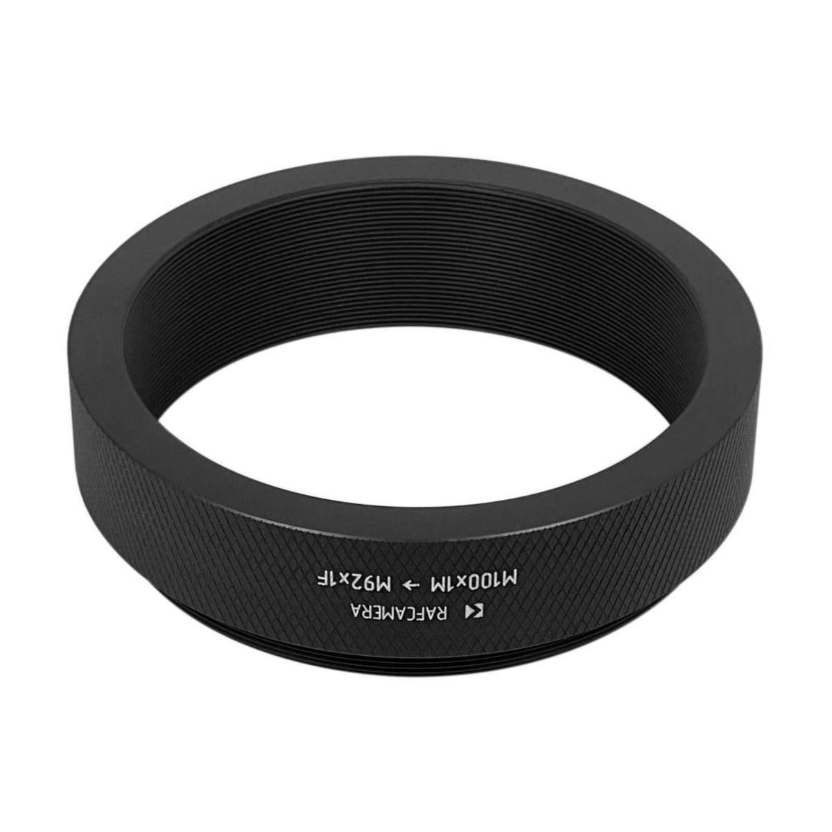 M100x1 male to M92x1 female thread adapter for telescopes