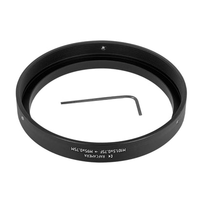 M101.5x0.75 female to M95x0.75 male thread adapter for Bausch&Lomb Cinemascope