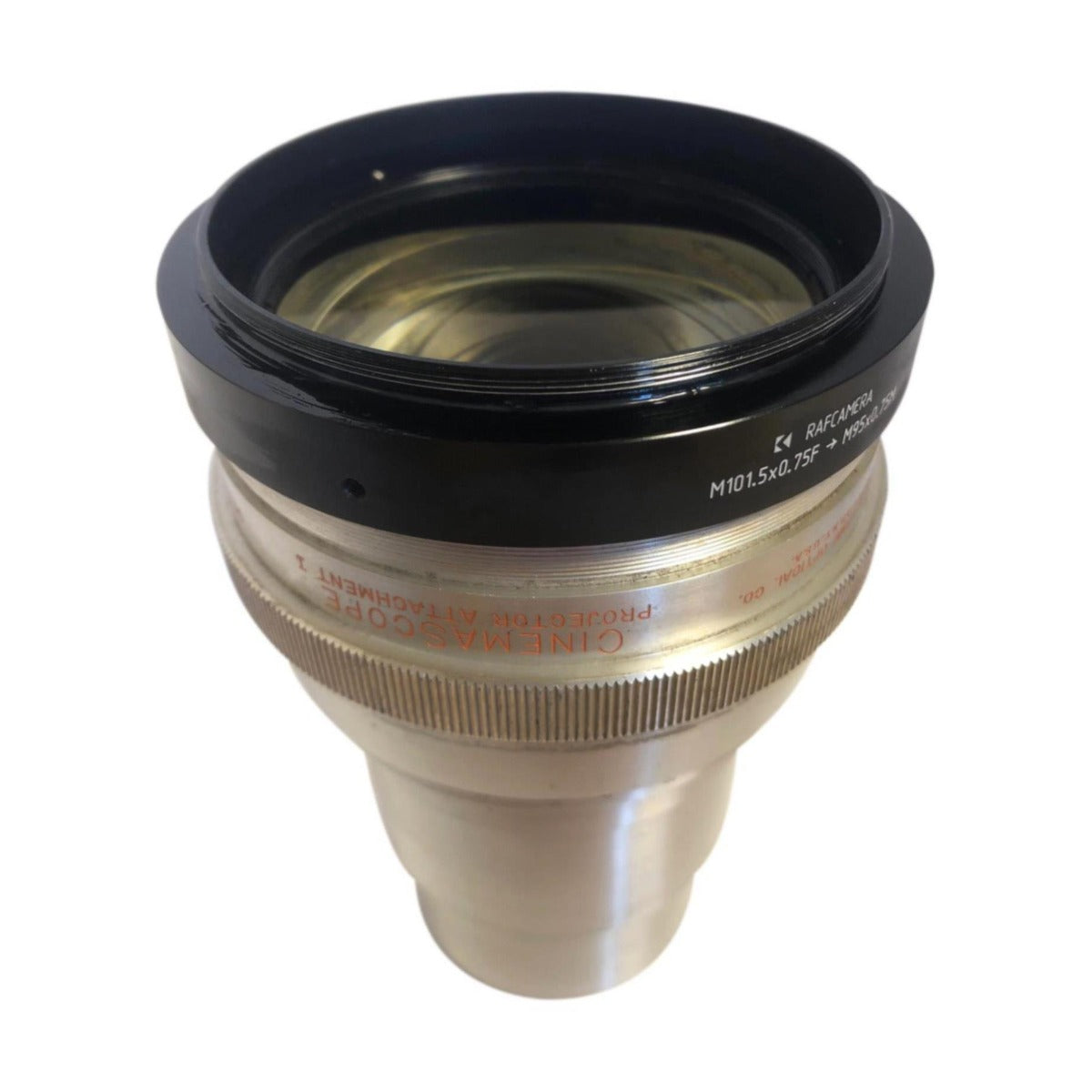 M101.5x0.75 female to M95x0.75 male thread adapter for Bausch&Lomb Cinemascope