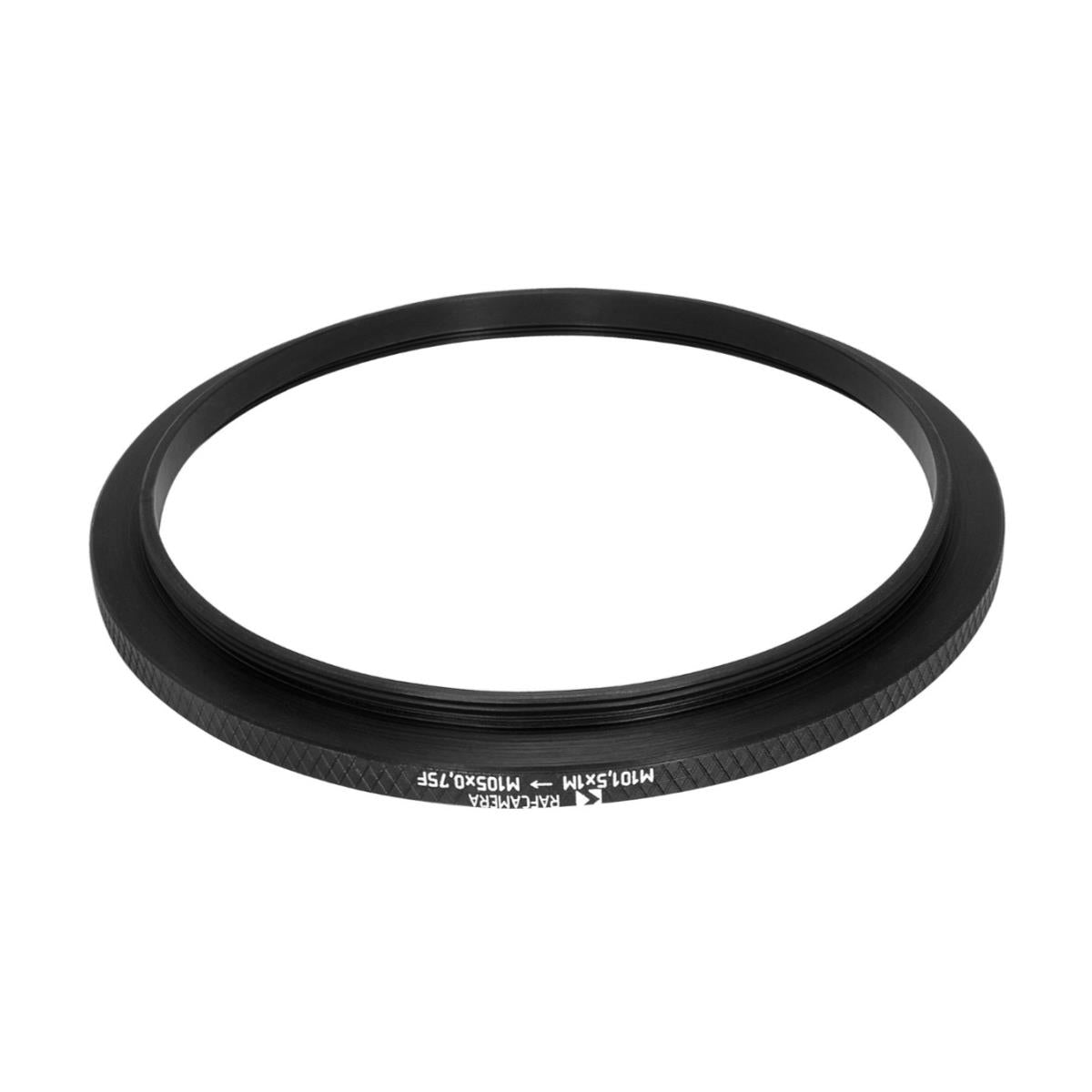 M101.5x1 male to M105x0.75 female thread adapter (filter step-up ring)