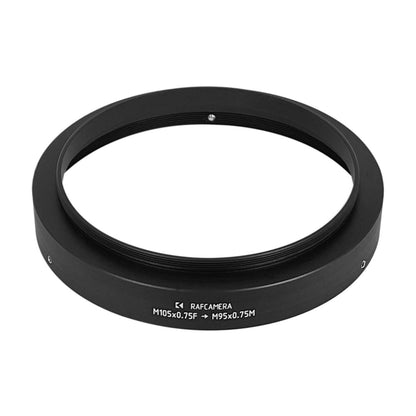 M105x0.75 female to M95x0.75 male thread adapter for Kowa 35mm anamorphic