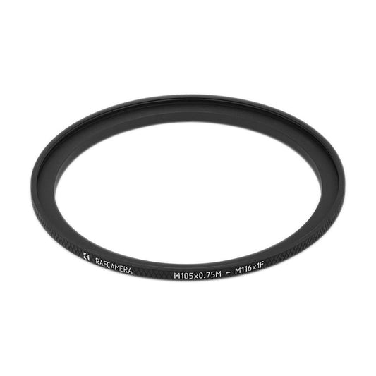 M105x0.75 male to M116x1 female thread adapter