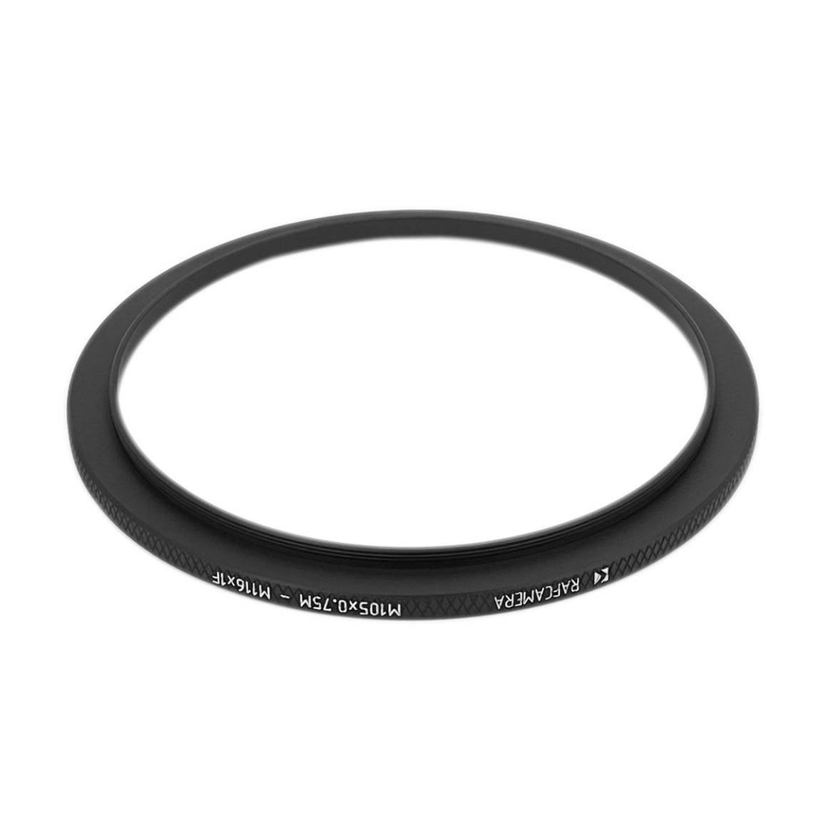 M105x0.75 male to M116x1 female thread adapter