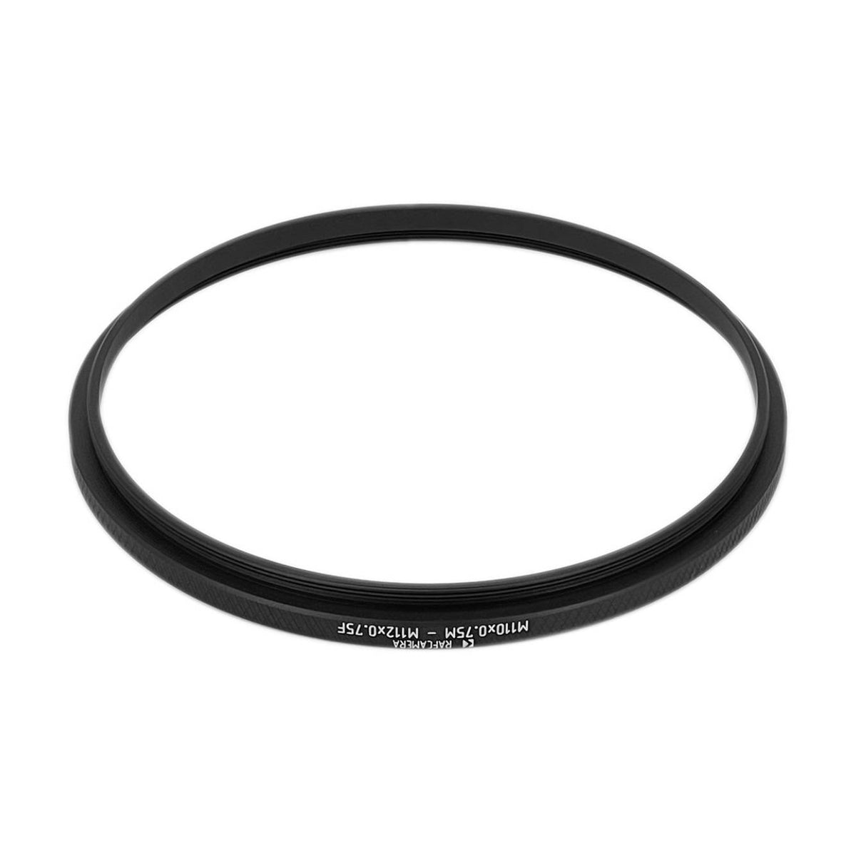 M110x0.75 male to M112x0.75 female thread adapter