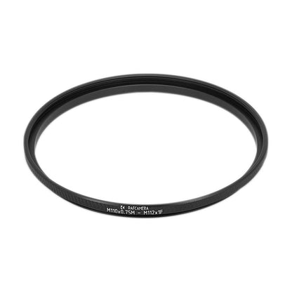 M110x0.75 male to M112x1 female thread adapter