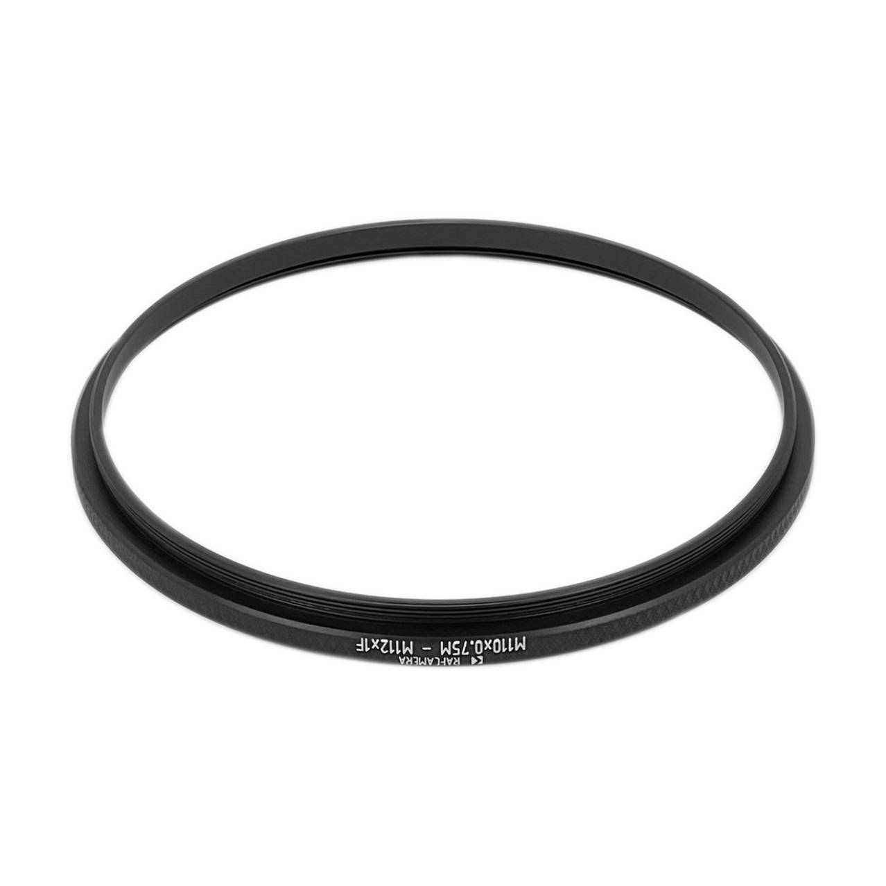 M110x0.75 male to M112x1 female thread adapter