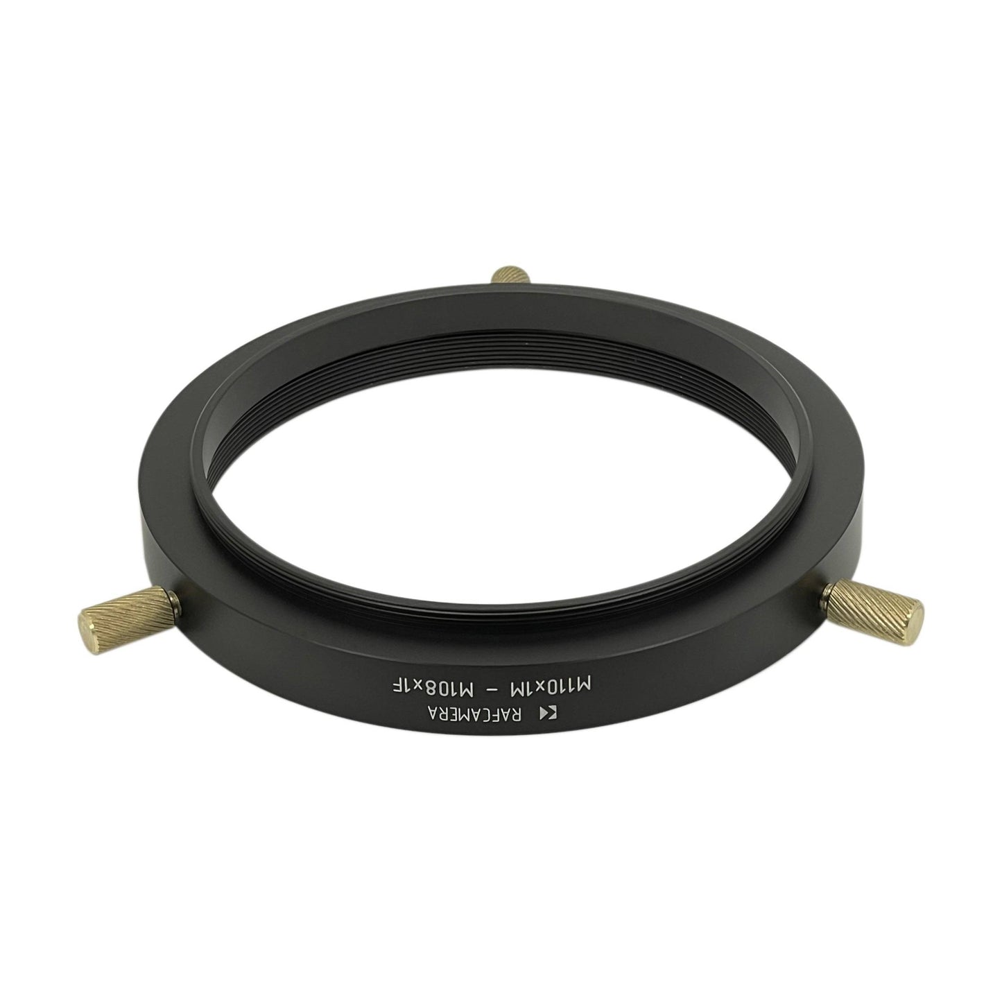M110x1 male to M108x1 female thread adapter, rotatable