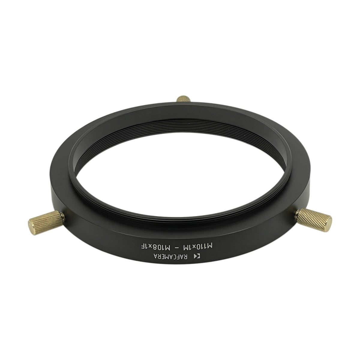 M110x1 male to M108x1 female thread adapter, rotatable