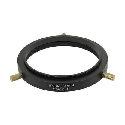 M110x1 male to M108x1 female thread adapter, rotatable