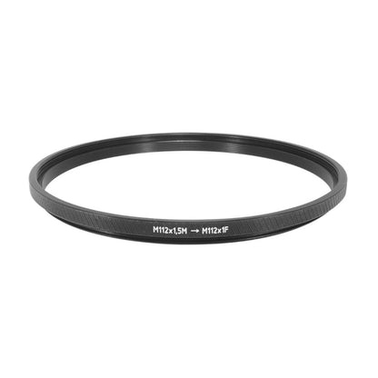 M112x1.5 male to M112x1 female thread adapter (step ring)
