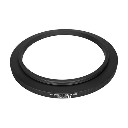 M114x0.75 male to M130x0.75 female thread adapter