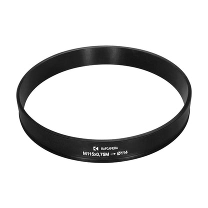 M115x0.75 male thread to 114mm outer diameter adapter for Rapido FVD-35A