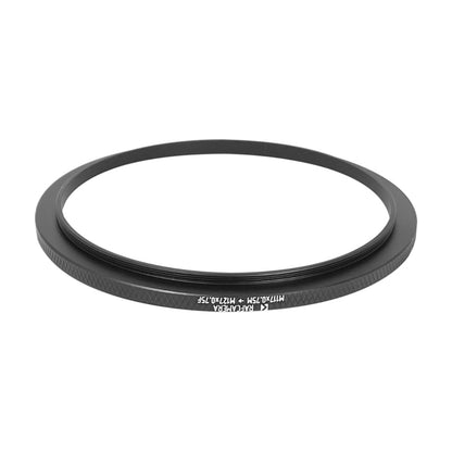 M117x0.75 male to M127x0.75 female thread adapter (117mm to 127mm step-up ring)