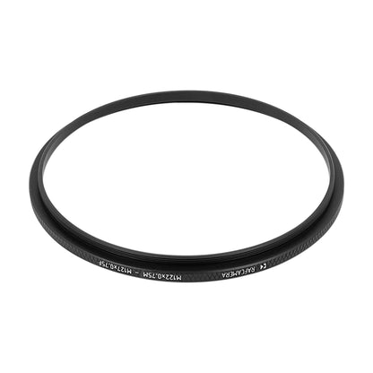 M122x0.75 male to M127x0.75 female thread adapter