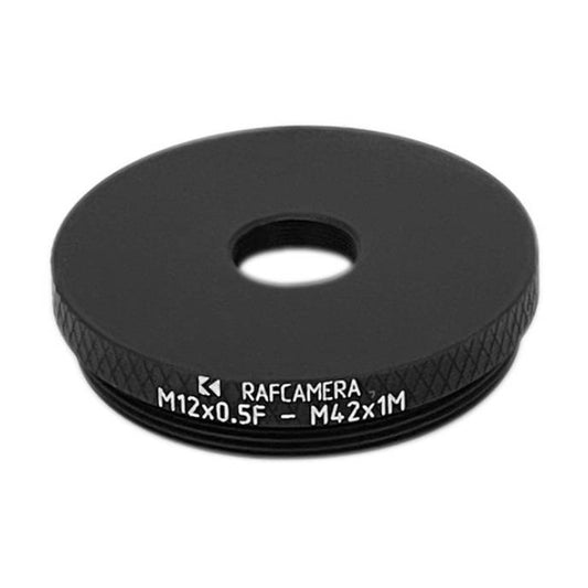M12x0.5 female to M42x1 male thread adapter