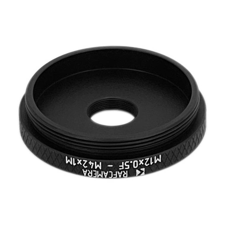 M12x0.5 female to M42x1 male thread adapter