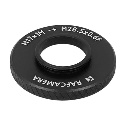 M17x1 male to M28.5x0.6 female thread adapter for Sandmarc Ulanzi cases