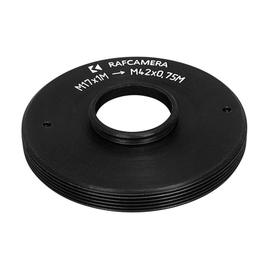 M17x1 male to M42x0.75 male thread adapter for Ulanzi or Sandmarc phone case