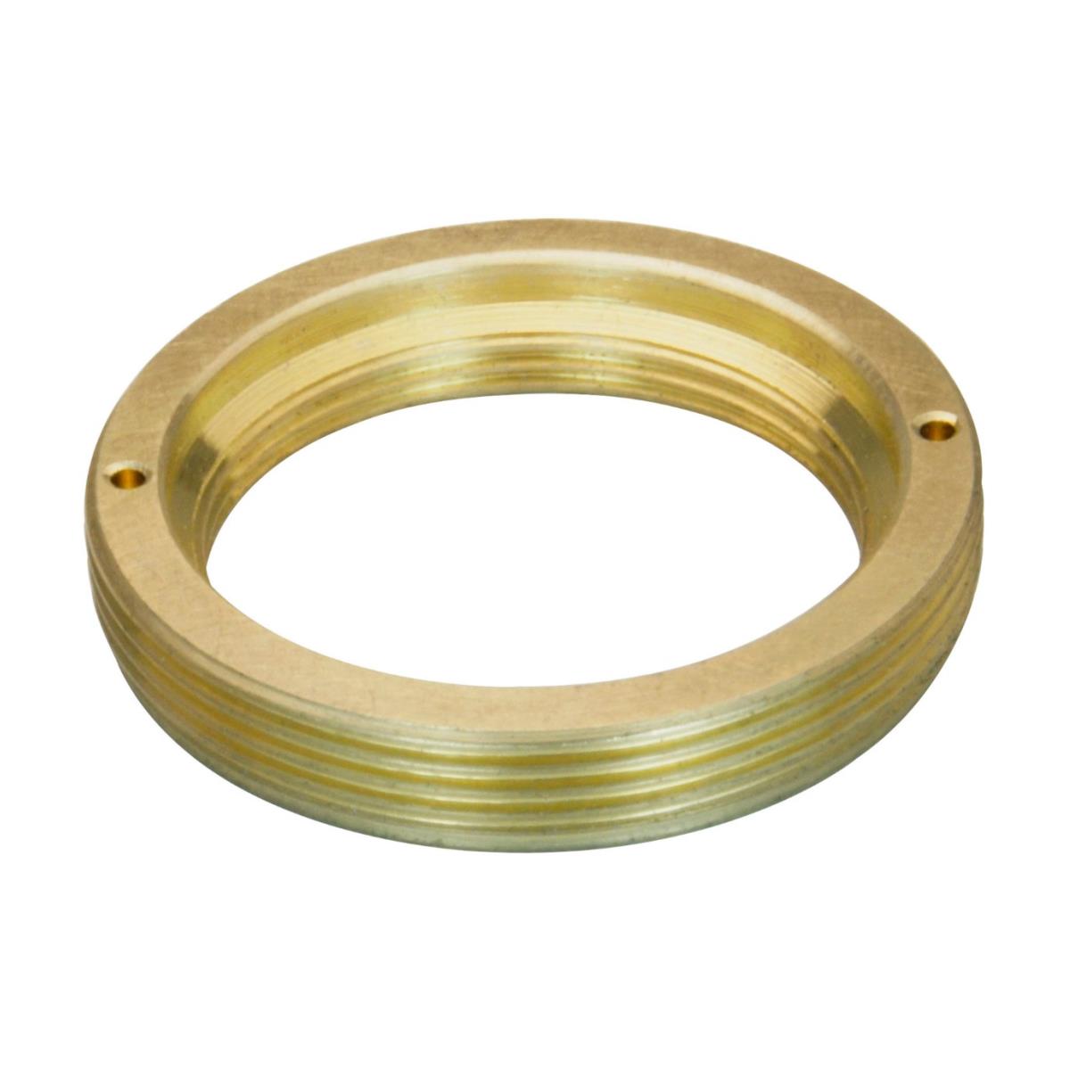 M19x0.75 female to C-mount male thread adapter, flangeless, bronze