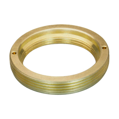 M19x0.75 female to C-mount male thread adapter, flangeless, bronze