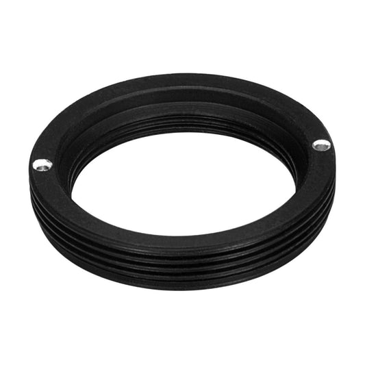 M19x0.75 female to C-mount male thread adapter, flangeless, black
