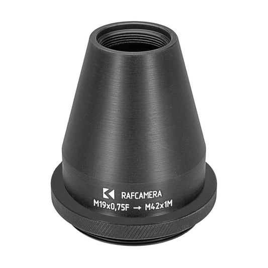 M19x0.75 female to M42x1 male thread adapter, cone