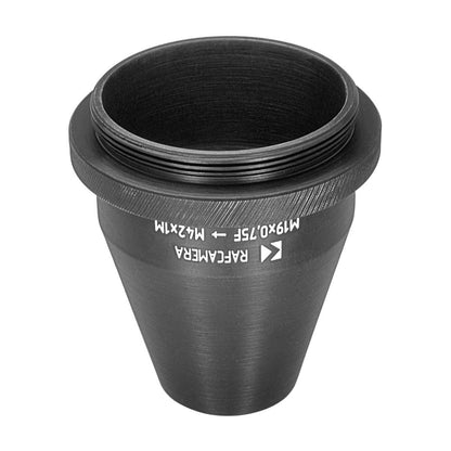 M19x0.75 female to M42x1 male thread adapter, cone