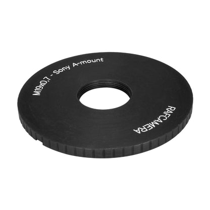 M19x0.7 female thread to Sony/Minolta A-mount camera adapter