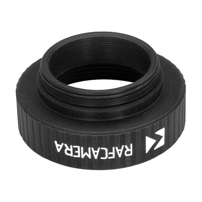 M19x0.75 male to M24x0.75 female thread adapter, black