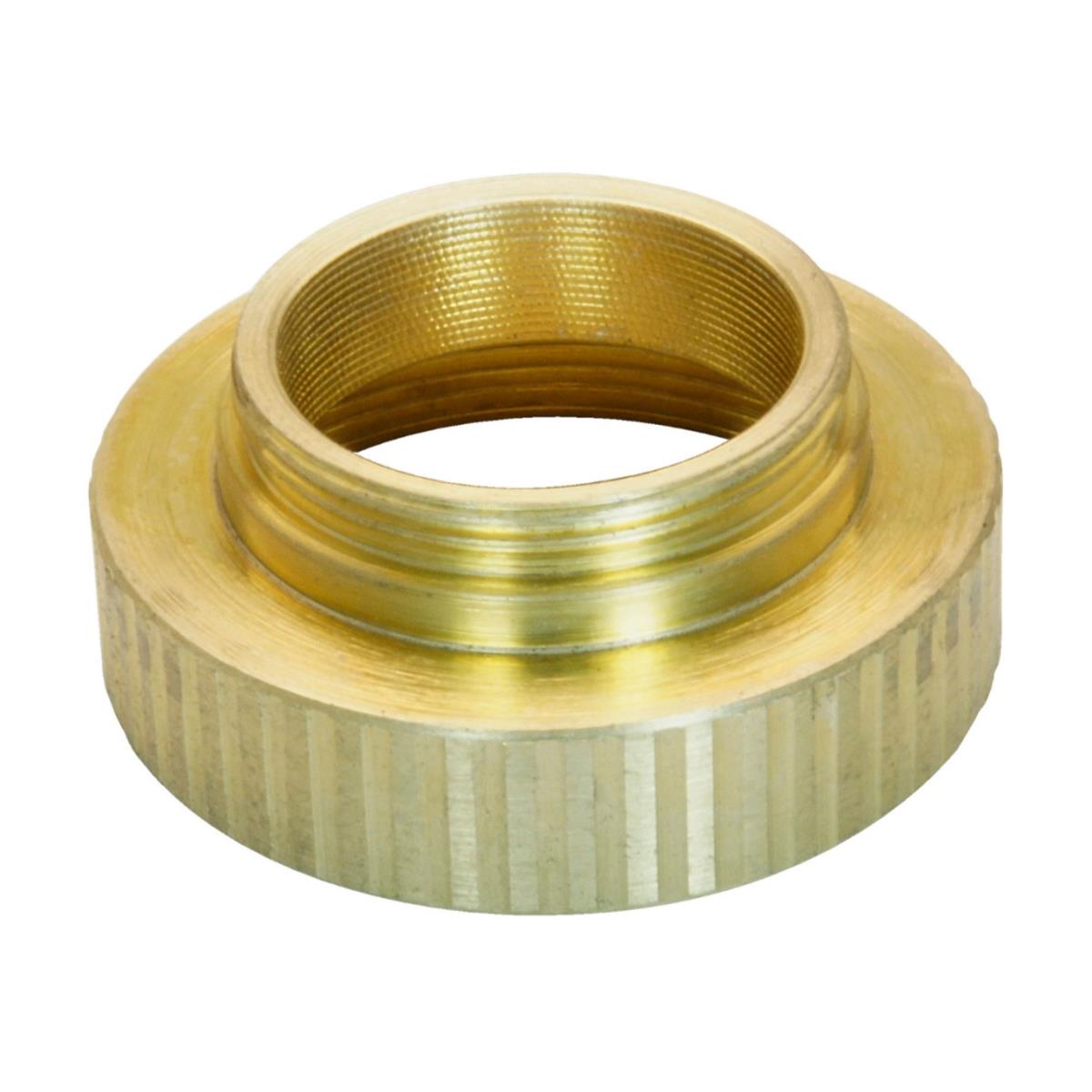 M19x0.75 male to M25x0.75 female thread adapter, bronze