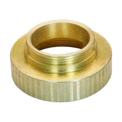 M19x0.75 male to M25x0.75 female thread adapter, bronze