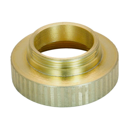 M19x0.75 male to M26x0.75 female thread adapter, bronze