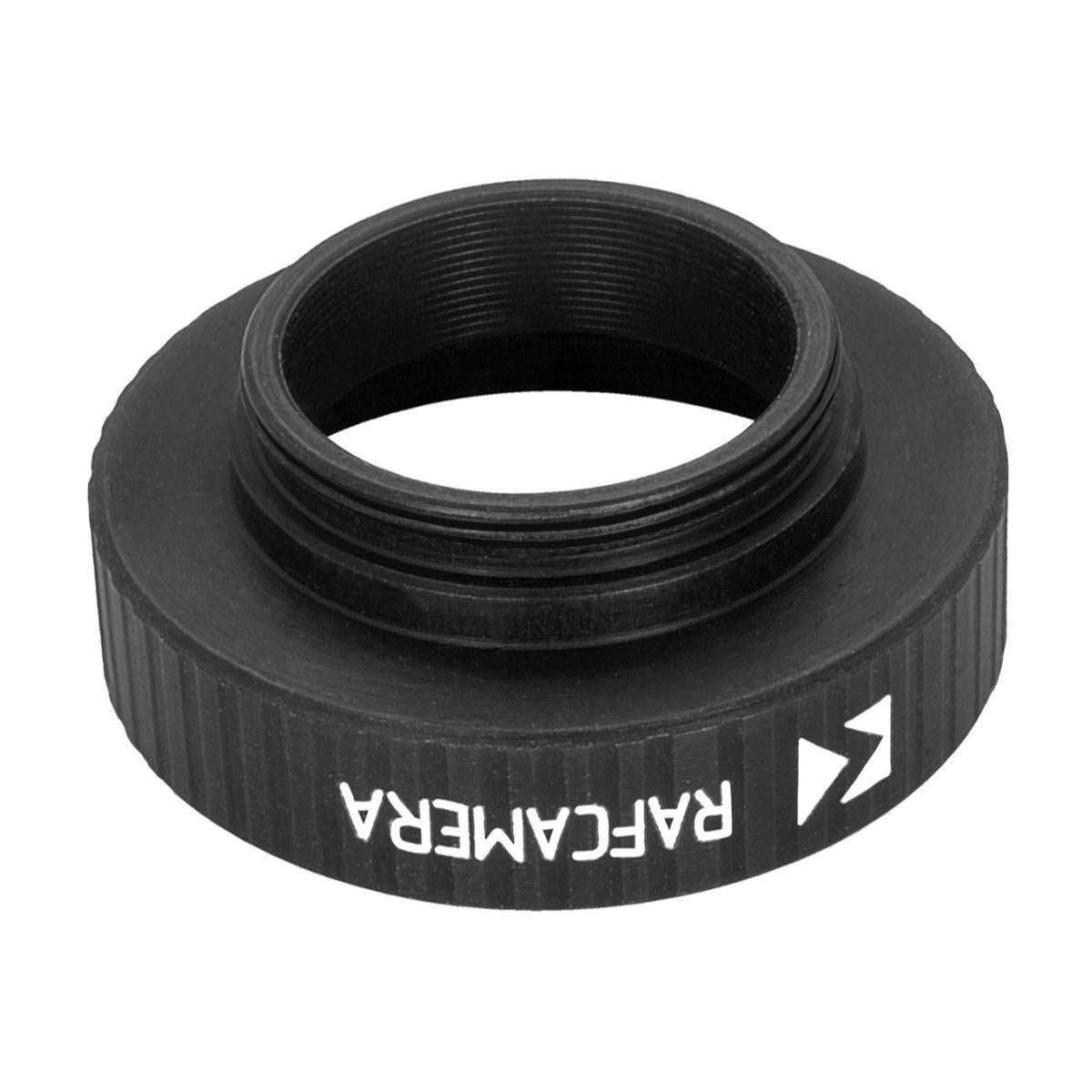 M19x0.75 male to M26x0.75 female thread adapter, black