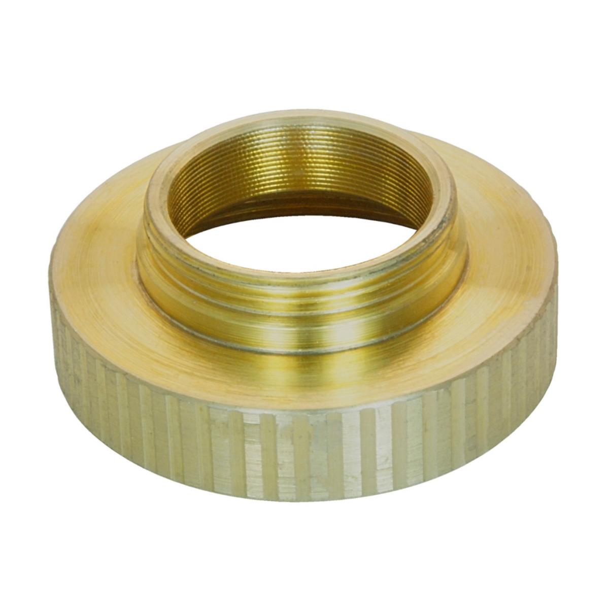 M19x0.75 male to M28x0.75 female thread adapter, bronze