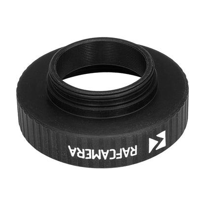 M19x0.75 male to M28x0.75 female thread adapter, black