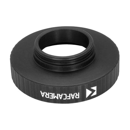 M19x0.75 male to M32x0.7 female thread adapter, black