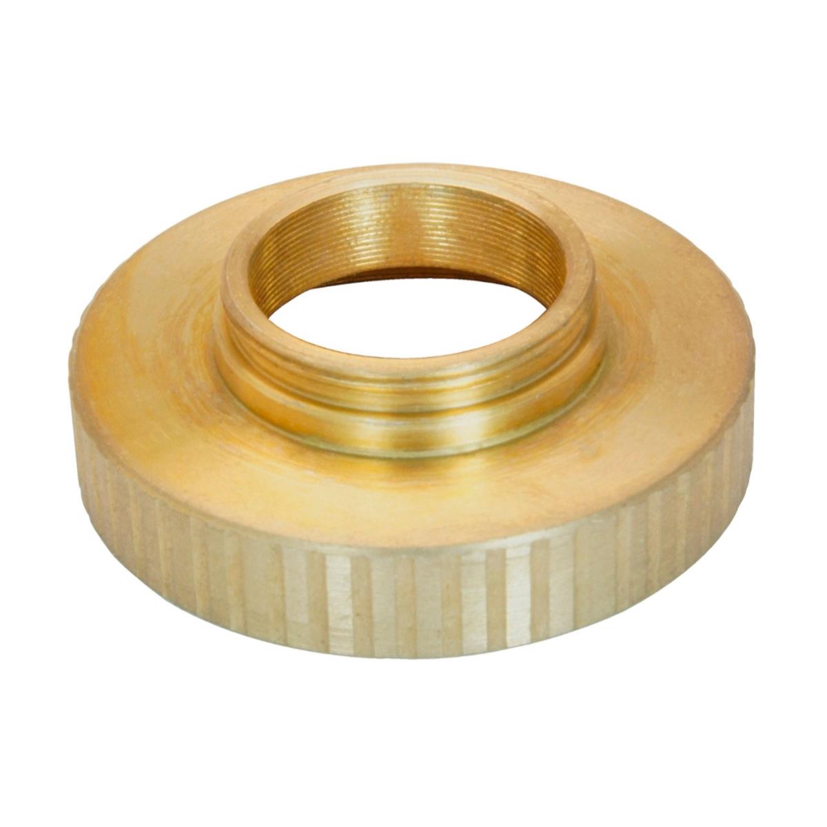 M19x0.75 male to M32x0.75 female thread adapter, bronze