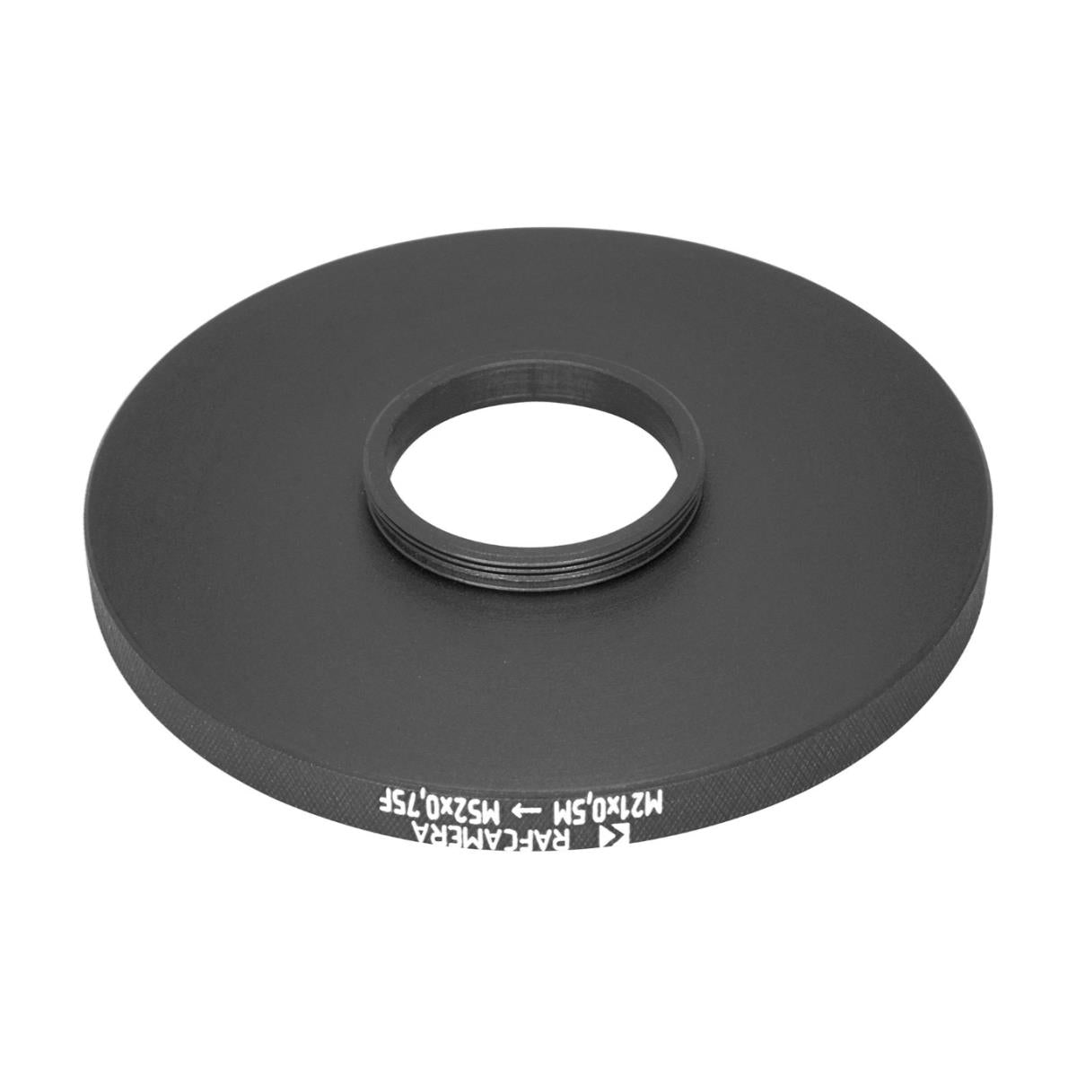 M21x0.5 male to M52x0.75 female thread adapter for Kern 2.8/36mm lens