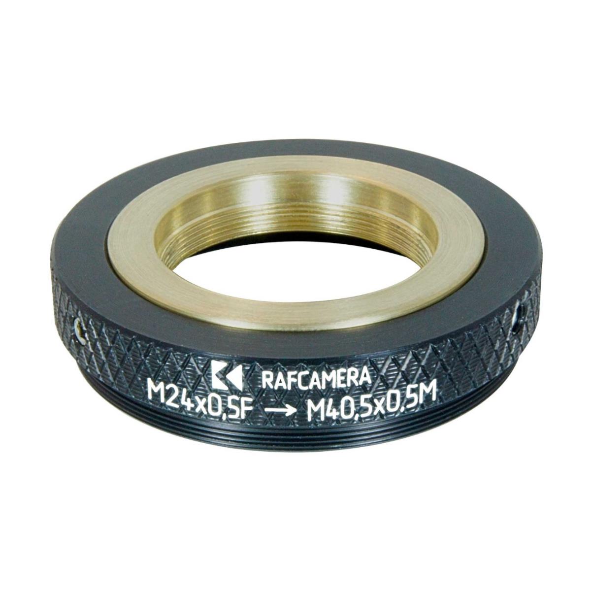 M24x0.5 female to M40.5x0.5 male thread adapter (for Bolex 8/19/1.5x)