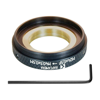M24x0.5 female to M40.5x0.5 male thread adapter (for Bolex 8/19/1.5x)