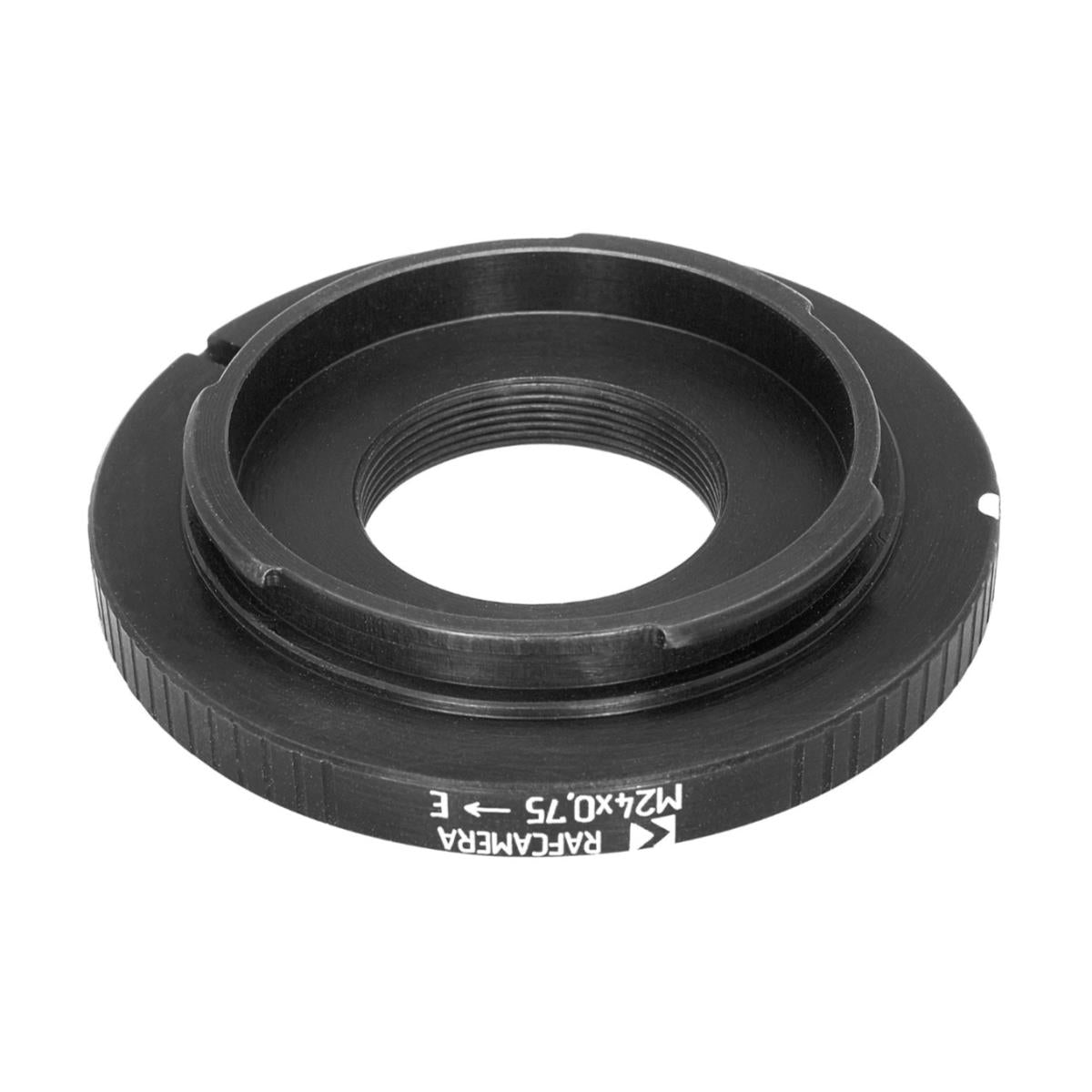 M24x0.75 female thread to Sony E-mount camera adapter