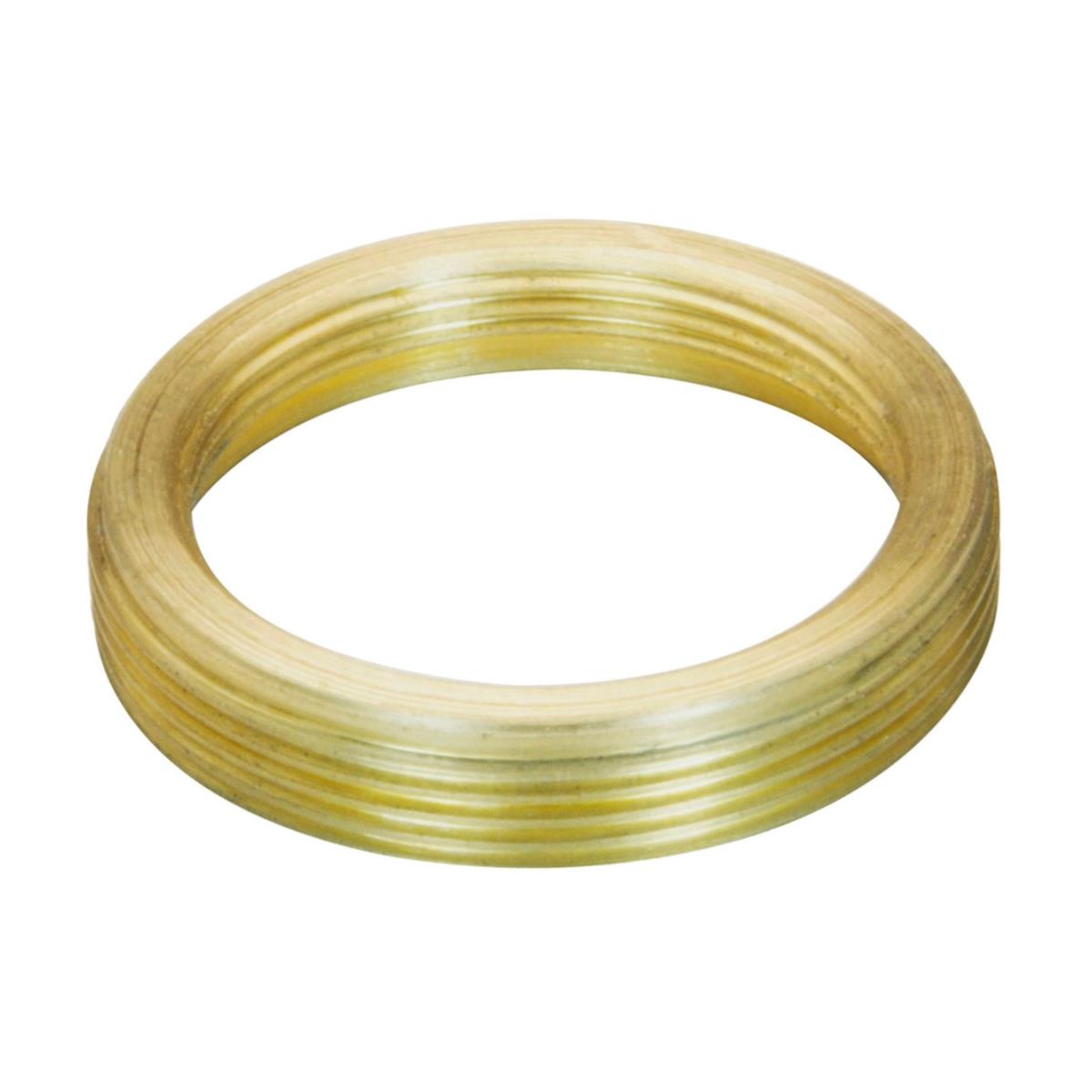M24x0.75 male to M19x0.75 female thread adapter, flangeless, bronze
