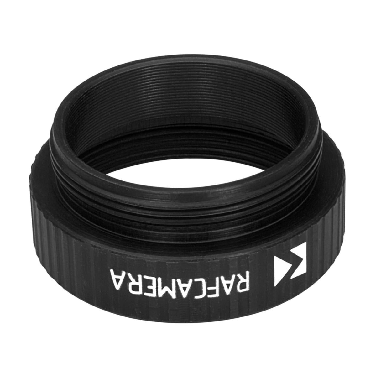 M24x0.75 male to M25x0.75 female thread adapter, black