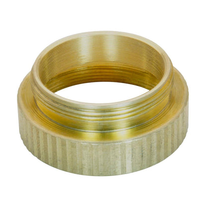 M24x0.75 male to M26x0.7 (36tpi, Mitutoyo) female thread adapter, bronze