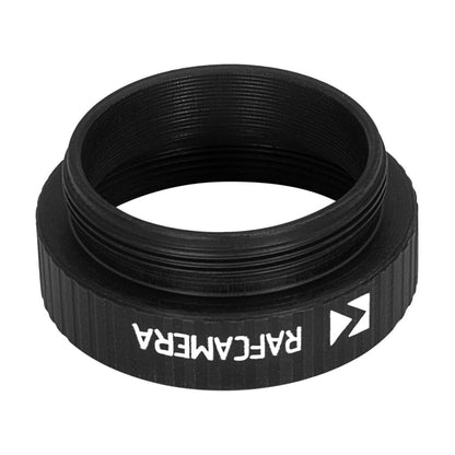 M24x0.75 male to M26x0.7 (36tpi, Mitutoyo) female thread adapter, black